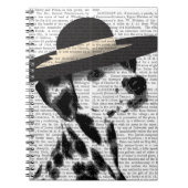 Dalmatiaans en Brimmed Black Pet Notitieboek (Voorkant)