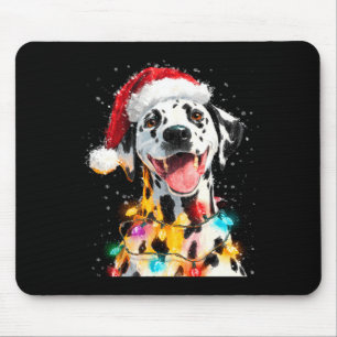 Dalmatiaans Kerstmis Dames Lange Mouwen Muismat
