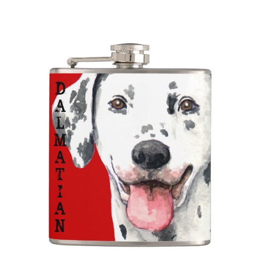 Dalmatiaans kleurenblok heupfles (Voorkant)