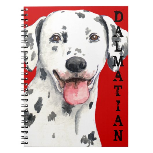 Dalmatiaans kleurenblok notitieboek (Voorkant)