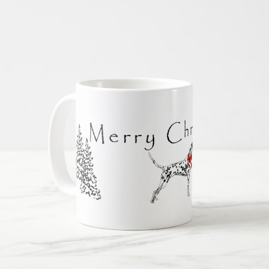 Dalmatiaans Koffiemok (Voorkant links)