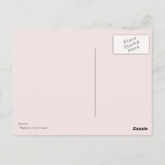 Dalmatiaans "Mayday" ~ Briefkaart (Achterkant)