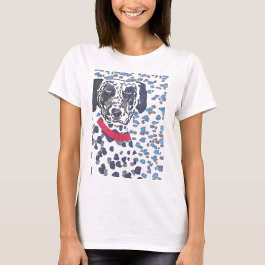 Dalmatiaans met een grote vlek t-shirt (Voorkant)