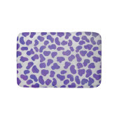 Dalmatiaans Paars en wit afdrukken Badmat (Voorkant)
