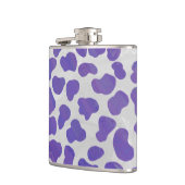 Dalmatiaans Paars en wit afdrukken Heupfles (Links)