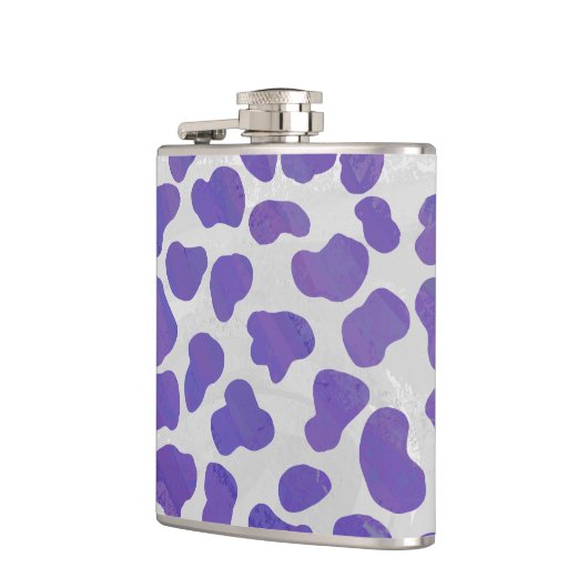 Dalmatiaans Paars en wit afdrukken Heupfles (Links)