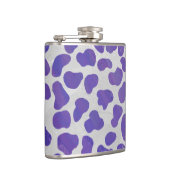 Dalmatiaans Paars en wit afdrukken Heupfles (Rechts)