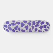 Dalmatiaans Paars en wit afdrukken Persoonlijk Skateboard (Horizontaal)