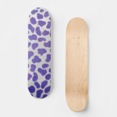 Dalmatiaans Paars en wit afdrukken Persoonlijk Skateboard (Voorkant)