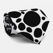 Dalmatiaans patroon stropdas (Opgerold)