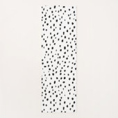 Dalmatiaans patroon (zwart/wit) yogamat (Voorkant)