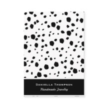 Dalmatiaans printpatroon — juwelen oormerk