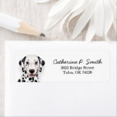 Dalmatiaans retouradres etiket (Insitu)