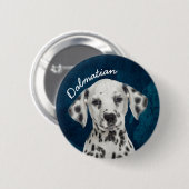 Dalmatiaans Ronde Button 5,7 Cm (Voorkant /achterkant)