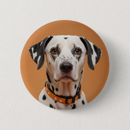 Dalmatiaans Ronde Button 5,7 Cm