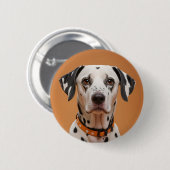 Dalmatiaans Ronde Button 5,7 Cm (Voorkant /achterkant)