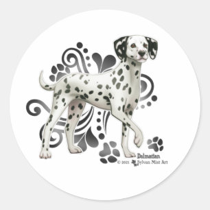 Dalmatiaans Ronde Sticker