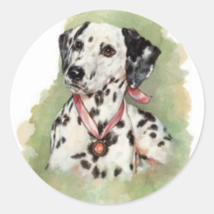Dalmatiaans Ronde Sticker