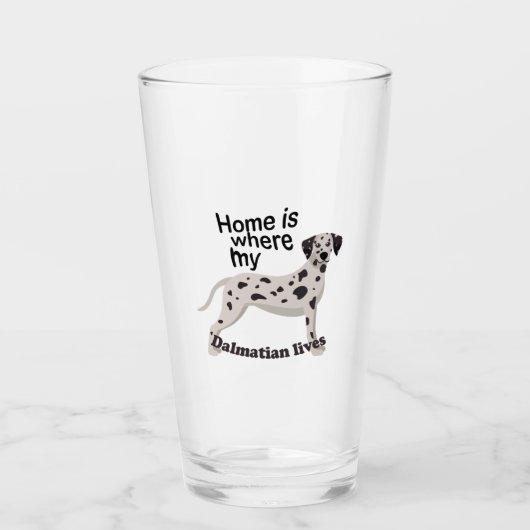 Dalmatiaans startpunt glas (Voorkant)