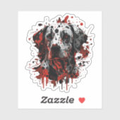 Dalmatiaans Sticker (Vel)