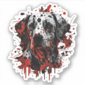 Dalmatiaans Sticker (Voorkant)