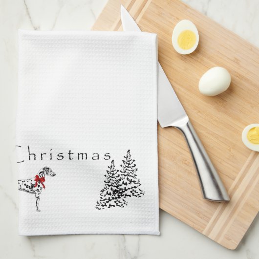 Dalmatiaans Theedoek (Quarter Fold)