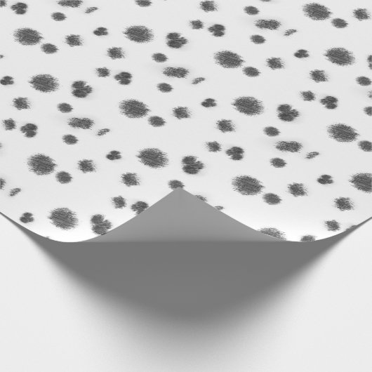 Dalmatiaans verlooppapier cadeaupapier (Hoek)