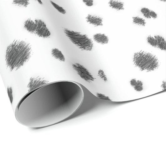 Dalmatiaans verlooppapier cadeaupapier (Rol Hoek)