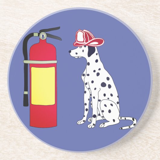 Dalmatiaans Zandsteen Onderzetter (Voorkant)