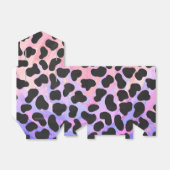 Dalmatiaans zwart-roze afdrukken bedankdoosjes (Uitgevouwen)