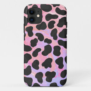 Dalmatiaans zwart-roze afdrukken iPhone 11 hoesje