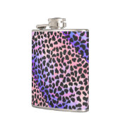 Dalmatiaans zwart-roze afdrukken heupfles (Links)