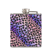 Dalmatiaans zwart-roze afdrukken heupfles (Achterkant)