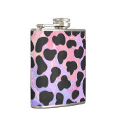 Dalmatiaans zwart-roze afdrukken heupfles (Rechts)