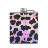 Dalmatiaans zwart-roze afdrukken heupfles (Achterkant)