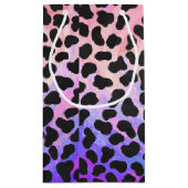 Dalmatiaans zwart-roze afdrukken klein cadeauzakje (Achterkant)