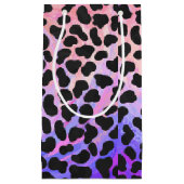 Dalmatiaans zwart-roze afdrukken klein cadeauzakje (Voorkant)