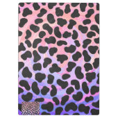 Dalmatiaans zwart-roze afdrukken klembord (Achterkant)