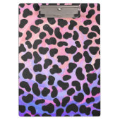 Dalmatiaans zwart-roze afdrukken klembord (Voorkant)