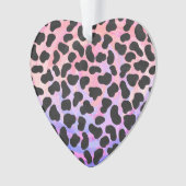 Dalmatiaans zwart-roze afdrukken ornament (voorkant)