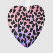 Dalmatiaans zwart-roze afdrukken ornament (voorkant)