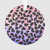 Dalmatiaans zwart-roze afdrukken ornament (achterkant)