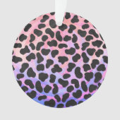 Dalmatiaans zwart-roze afdrukken ornament (voorkant)