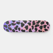 Dalmatiaans zwart-roze afdrukken persoonlijk skateboard (Horizontaal)