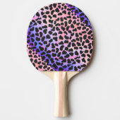 Dalmatiaans zwart-roze afdrukken tafeltennisbatje (Voorkant)