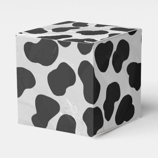 Dalmatiaans zwart-wit afdrukken bedankdoosjes (Voorkant Zijde)