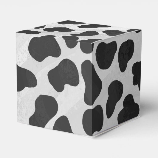 Dalmatiaans zwart-wit afdrukken bedankdoosjes (Achterkant)