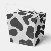 Dalmatiaans zwart-wit afdrukken bedankdoosjes (Achterkant)