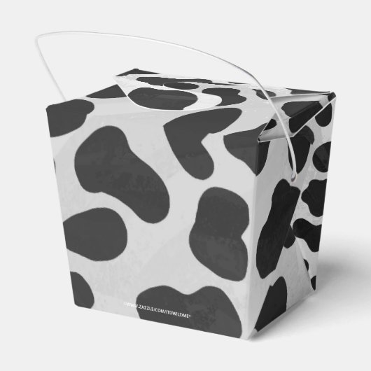 Dalmatiaans zwart-wit afdrukken bedankdoosjes (Achterkant)