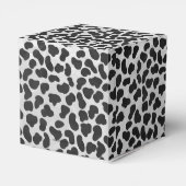Dalmatiaans zwart-wit afdrukken bedankdoosjes (Achterkant)